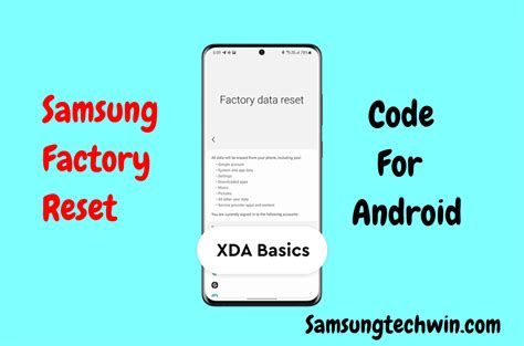 Samsung Factory Reset Code For Android Device [Simple Steps] .
